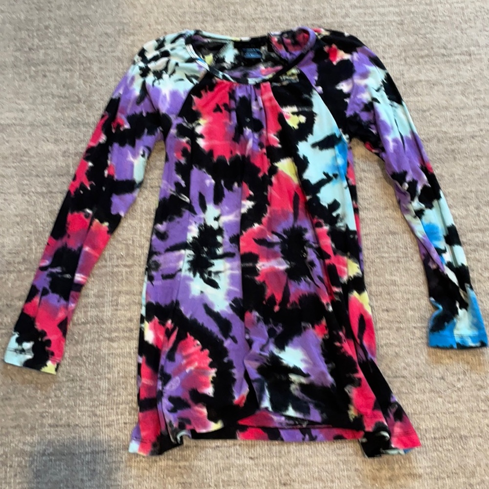 Flowers by Zoe tie dye dress girls size 6x